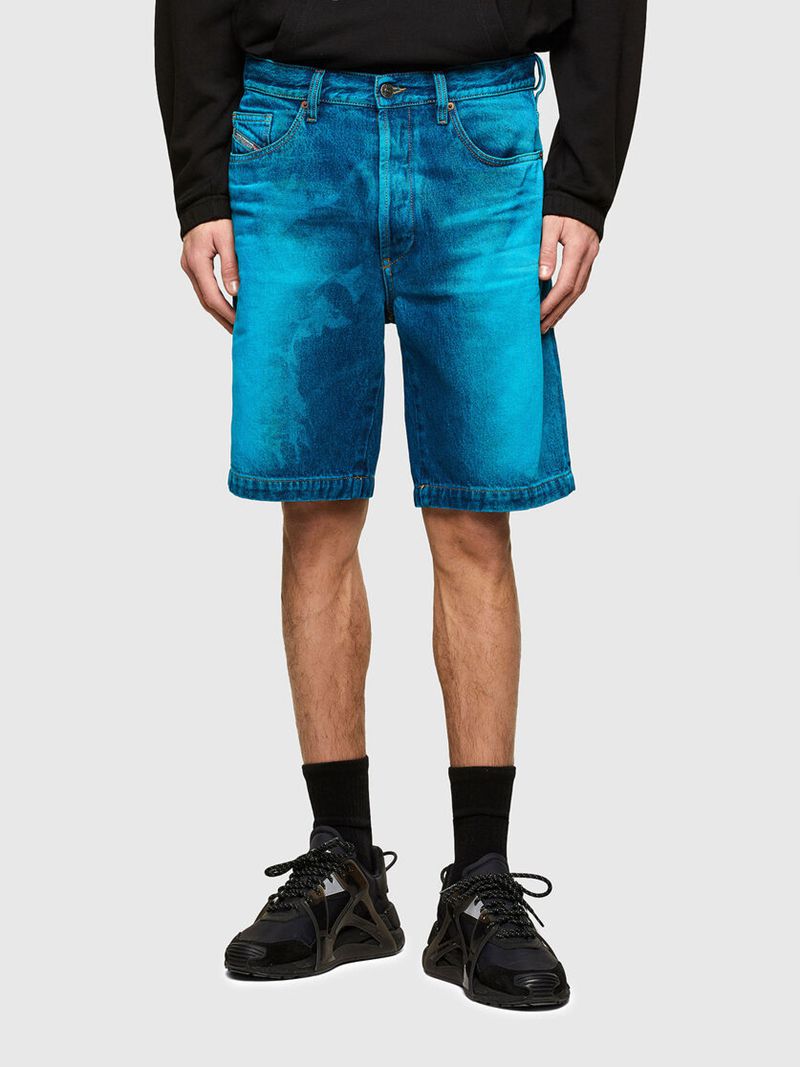 Bermudas Diesel D-Macs-Short-Sp Homem - Azuis UKPAX-9861